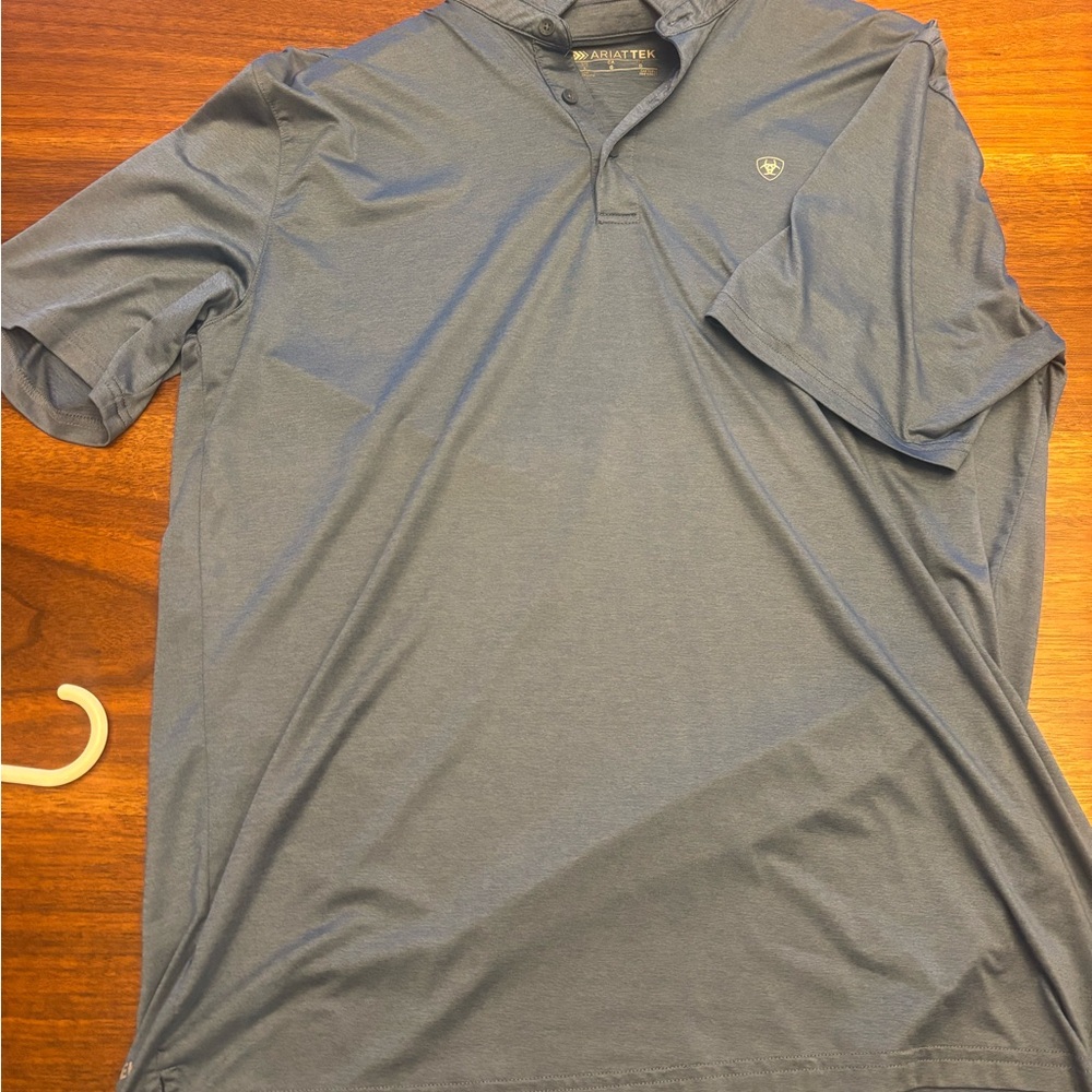 Ariat Men's Slate Blue Polo Shirt